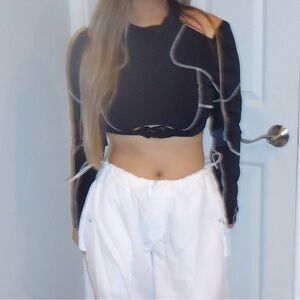 Dolls Kill Long Sleeve with Cutouts